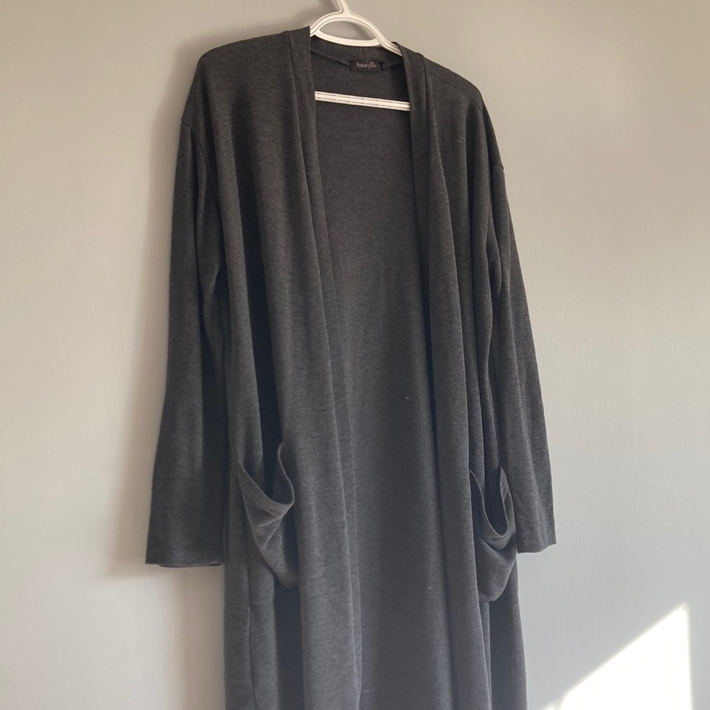Grey Duster Cardigan